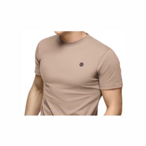 Camisetas lisas de algodón 100%, camiseta en blanco de calidad para hombre, camisetas de manga corta ajustadas con músculos de gran tamaño - Product Image 4