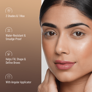 พาเลทท์เขียนคิ้วเนื้อแมตต์ 3-in-1 พร้อมดินสอและเจล - Product Image 2