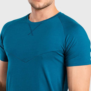 Ropa deportiva personalizada para gimnasio para hombre, camisetas deportivas informales, ropa deportiva Dri-Fits Regular Fit 100% algodón tejido con patrón de letras - Product Image 5