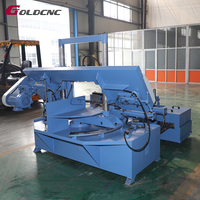 Scie à ruban hydraulique automatique CNC haute performance pour la découpe de métaux avec moteur GZ4235X Mitre