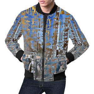 Blouson d'aviateur unisexe de haute qualité impression par sublimation 3D personnalisée blouson d'aviateur pour hommes - Product Image 5