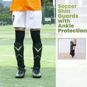 Protège-tibias haute performance pour athlètes et joueurs compétitifs Protège-tibias avec sangles réglables pour un ajustement sûr et confortable - Product Image 2