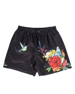 กางเกงขาสั้นลายตาข่ายขาสั้นสำหรับผู้ชายกางเกงขาสั้นผ้าตาข่ายพิมพ์ลายฮิปฮอปแฟชั่นใหม่ฤดูร้อน - Product Image 1