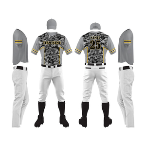 Vêtements de sport à faible MOQ, uniforme de baseball confortable et respirant en polyester, taille personnalisée, pour adulte, qualité durable, couleur unie - Product Image 6