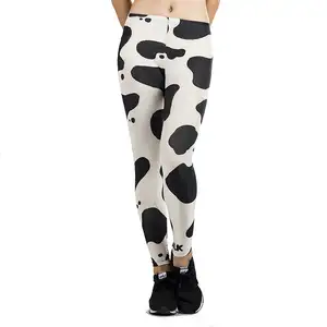 Breathable & Anti-Bacterial cow print tights 