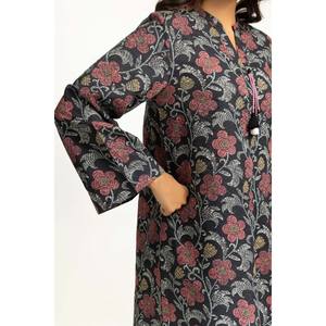 Conjunto Coordinado Estampado en Jacquard de Viscosa IPST-55312, Tela Crepé, Blusa de Manga Tres Cuartos - Product Image 2