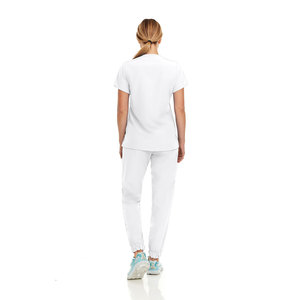 Unisex Hospital Médico Satén Enfermería Scrubs Ropa de Entrenamiento Cómodo para Hombres y Mujeres - Product Image 2