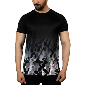 Camisetas de sublimación de verano informales OEM, camisetas de playa, camisetas de media manga más vendidas, camisetas de impresión informales, camisetas ajustadas - Product Image 1