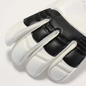 Gants de gardien de but professionnel de football de haute qualité unisexe couleur personnalisée en cuir Logo personnalisé Protection du pouce du doigt RX - Product Image 1