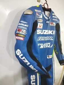 Costume en cuir de vachette véritable de moto de haute marque pour hommes femmes course automobile vente chaude un deux pièces conception personnalisée - Product Image 6