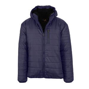 Veste bomber matelassée pour homme, best-seller de la saison hivernale, tendance, couleur unie, élégante, décontractée, 100% polyester, personnalisable BD - Product Image 4