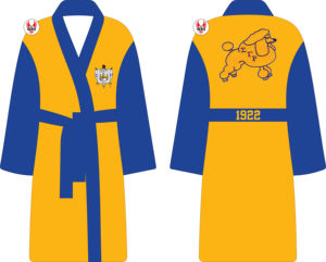 Bata de Satén Bordada de la Hermandad Sigma Gamma Rho para Mujer |   Pijamas de Seda de Poliéster Sublimados para Mujer de la Hermandad SGRho, Ropa de Dormir - Product Image 4