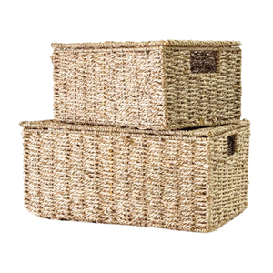 PRODUIT DE VENTE CHAUDE Panier en jonc de mer fonctionnel et beau pour organiser de petits articles de haute qualité - Product Image 1