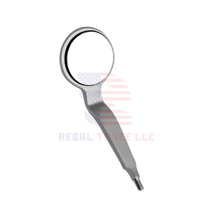 Venta al por mayor dientes de laboratorio de acero inoxidable limpieza reutilizable #5 doble cara quirúrgico boca espejo instrumento Manual fuente de alimentación - Product Image 2