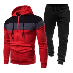 Ensemble de survêtement d'hiver personnalisé avec logo, streetwear, 100% coton molletonné, unisexe, séchage rapide, course à pied, jogging en plein air, léger, 2026 - Product Image 3