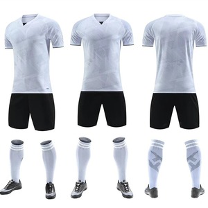 Wholesale Custom Soccer Kits Mens Football Uniform Cheap Quick Dry Soccer Uniform Set Breathable Football Jersey Kit - Product Image 3