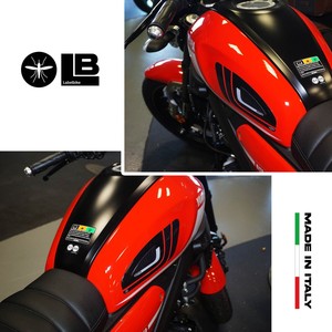 Adesivi Protettivi Laterali Serbatoio 3D su Misura Compatibili con Moto Yamaha XSR125 2021-22 - Product Image 5