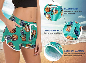 Fabricación 100% Pantalones cortos de playa para mujer de talla adulta de alta calidad Precio razonable Pantalones cortos de playa para mujer - Product Image 4