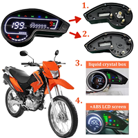 Spidometer Digital, Odometer, Tachometer untuk Sepeda Motor Dual Sport Italika DM150 DM200 DM250X