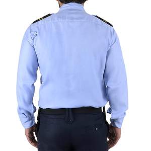 Conjunto de uniformes de seguridad personalizados para hombres y mujeres con tela transpirable cómoda y servicio de logotipo personalizado disponible - Product Image 3