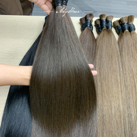 2025 Venta caliente al por mayor Premium 100% cabello humano virgen a granel con envío rápido disponible proveedor de fábrica personalizado para peluca