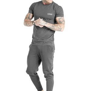 Camiseta de gimnasio de verano 100% de poliéster para hombre, camiseta transpirable activa ajustada de manga corta, Fitness Lisa para camiseta lisa, culturismo en blanco - Product Image 3