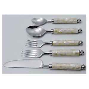 Hot Selling Traditional Stainless Steel Horn Handle Cutlery Set Mirror Polished <b>Flatware</b> for Home Hotel Restaurant Use - Product Image 2