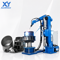 Nouveau robot de soudage automatique à six axes YASKAWA pour lame d'impeller en acier inoxydable avec positionneur rotatif haute précision