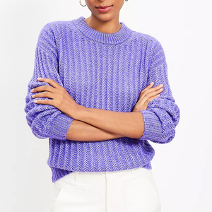 Nouvelle arrivée 2024 chandails à col rond à manches longues pour femmes européennes américaines de l'usine du Bangladesh - Product Image 1