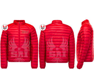 Veste matelassée en polyester brodée pour femmes Heroines of Jericho |   Veste bomber matelassée personnalisée pour femmes HOJ avec broderie maçonnique - Product Image 4