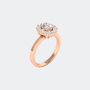 Anillo Solitario de Corte Ovalado de 0.80CTW, Oro de 14k, Diamante Cultivado en Laboratorio, Color D, Claridad VVS, Anillo de Compromiso para Mujer, Joyería Minimalista - Product Image 2