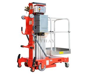 Plataforma Elevadora Hidráulica Industrial para Trabajo Aéreo, Elevador de Mástil Vertical Telescópico Eléctrico Autopropulsado, OEM ODM - Product Image 4