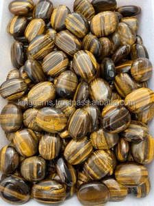 คริสตัลรูปตาเสือหินอัญมณีบำบัดแบบกระเป๋าเรกิขัดเงาธรรมชาติ - Product Image 5