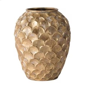 Florero de Aluminio Moderno de Lujo, Hecho a Mano, con Logotipo Personalizado, Diseño Atractivo, para Bodas, Fiestas, Hogares y Restaurantes, Gran Venta - Product Image 1