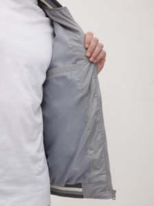 Chaqueta Impermeable con Logotipo Frontal, Chaquetas de Moda de Invierno, OEM, Personalizadas, de Lana y Lona, Corte Holgado - Product Image 6