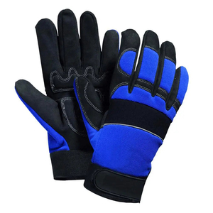 Gants de mécanicien en gros Sécurité au travail Outils à main personnalisés Impact Gants de travail en cuir synthétique pour un travail en toute sécurité - Product Image 4
