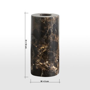 Trendy <b>Marble</b> <b>Candle</b> <b>Holder</b> Elegant Table Centerpiece Stylish Decorative Accent Romantic And Festive Home Display - Product Image 3