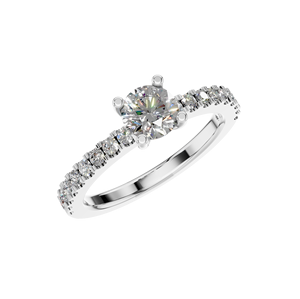 950 platine VVS D Moissanite Solitaire bague de fiançailles IGI certifié luxe bijoux fins pour les femmes fête de mariage Gujarat - Product Image 1