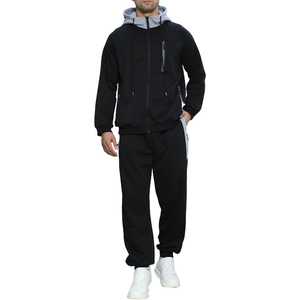 Chándal personalizado de moda para hombre con chaqueta y pantalones deportivos para entrenamiento físico, correr y ropa de calle informal de moda - Product Image 1