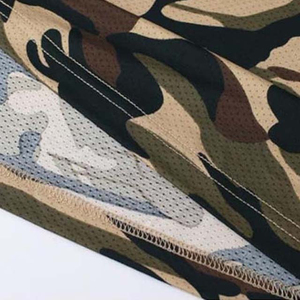 Camisetas de camuflaje en blanco de alta calidad para hombre, cuello redondo, talla grande, hombro caído, 100% algodón, manga corta, camisetas con estampado personalizado para hombre - Product Image 4