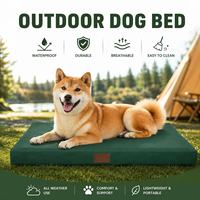 Étiquette en cuir Oxford tissu éponge solide moderne chien et chat lit amovible lavable couverture anti-dérapant anti-morsure pour une utilisation en toutes saisons