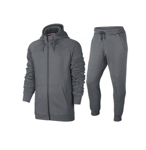Conjunto de Sudaderas Gris Hierro con Logotipo Personalizado, 400G, 100% Algodón, Sudaderas de Felpa Gruesa, Nuevo Listado, Precio Bajo, Cómodo, Sudadera Corta - Product Image 1