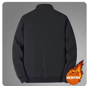 Chaqueta cortavientos gruesa anticontracción, transpirable, de talla grande, chaquetas para hombre, logotipo personalizado, chaqueta para hombre - Product Image 4