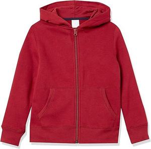 2025 otoño niños cremallera Sudadera con capucha bebé algodón polar impreso Tops bordado liso teñido transpirable ropa niños niñas niños - Product Image 6