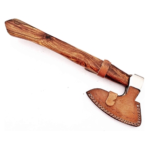 Venta directa de fábrica, hacha vikinga de acero al carbono forjada a mano personalizada con mango de madera, herramienta de supervivencia para acampar de grado Industrial - Product Image 2