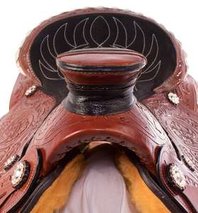 ชุดหนังสำหรับขี่ม้าอานม้าม้าแบบพรีเมี่ยมของแท้สำหรับม้า - Product Image 5