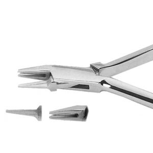 Pince à cintrer à trois mâchoires en acier inoxydable de haute qualité pour instruments orthodontiques, certifiée CE, pinces dentaires Narham Enterprises - Product Image 6