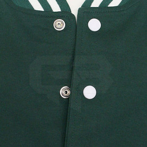 Hommes de haute qualité coton Baseball College Letterman veste sur mesure hiver Stand long vêtements polaire tissu High Street nouveau - Product Image 5