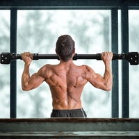 Barre de traction et de musculation murale en acier inoxydable HSC pour usage domestique - Modèle antidérapant et durable XT-01 - Garantie 1 an