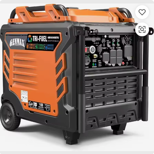 Generador de Combustible Triple GENMAX de Alta Calidad y Venta Rápida, 10500 Vatios, 458cc, Gasolina, Propano, Natural, Portátil, 50A - Product Image 1